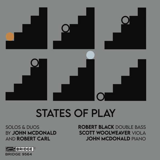 States of Play - Solos & Duos by John McDonald and Robert Carl. © 2022 Bridge Records Inc