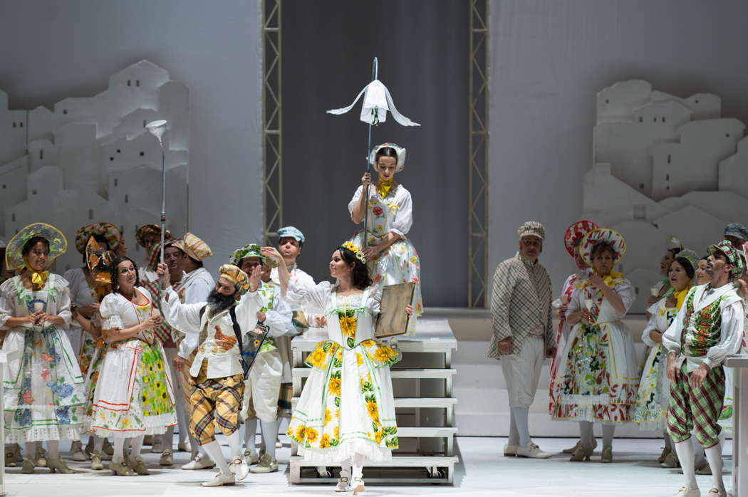 Aleksandra Kurzak as Adina in Donizetti's 'L'elisir d'amore' at Teatro dell'Opera di Roma. Photo © 2023 Fabrizio Sansoni
