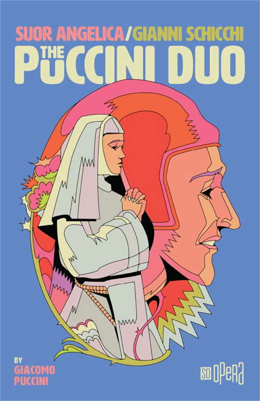 Poster for San Diego Opera's 'Puccini Duo'