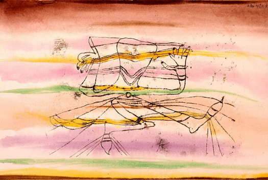 Paul Klee's 'Schleiertanz', which inspired Denis ApIvor's 'Overtones'