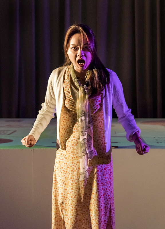 Biquing Zhang as the much fought-over Poppea. Photo © 2023 Laurent Compagnon