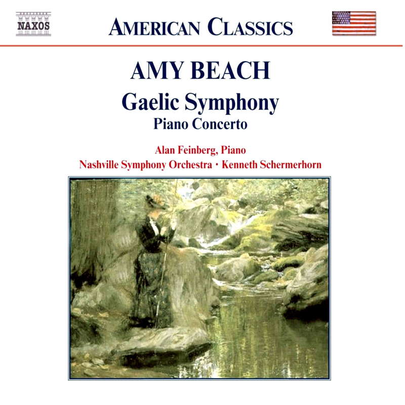 Amy Beach orchestral works, including her Piano Concerto in C sharp minor. © Naxos American Classics