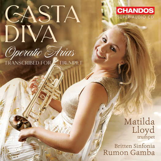 Casta Diva - Operatic Arias transcribed for trumpet. © 2023 Chandos Records Ltd (CHSA 5321)
