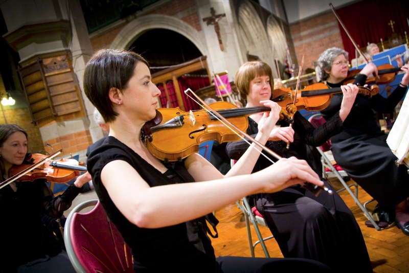 Victoria Lee, leader of the WSO, with some of her colleagues