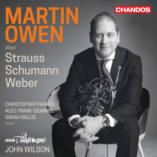 Martin Owen plays Strauss, Schumann, Weber. © 2023 Chandos Records Ltd