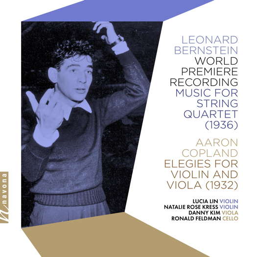 Bernstein, Music for String Quartet (1936). © 2023 Navona Records LLC (NV6557)