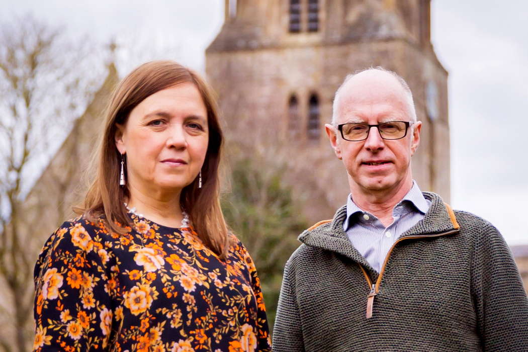 The Founders and Artistic Directors of Bampton Classical Opera, Gilly French and Jeremy Gray. Photo © 2018 James Rose