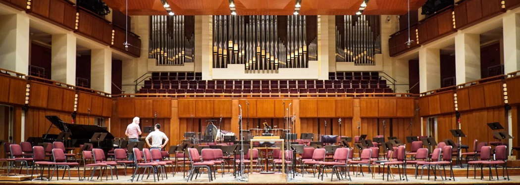 Soundmirror recording at the Kennedy Center in Washington DC. Photo © Blanton Alspaugh