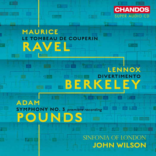 Ravel; Berkeley; Pounds. Sinfonia of London / John Wilson. © 2024 Chandos Records Ltd