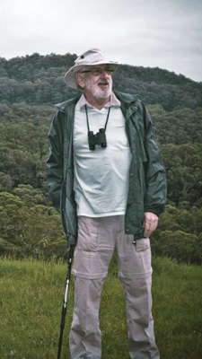 David Lumsdaine (1931-2024) in New South Wales. Photo © 2011 Tim Lumsdaine