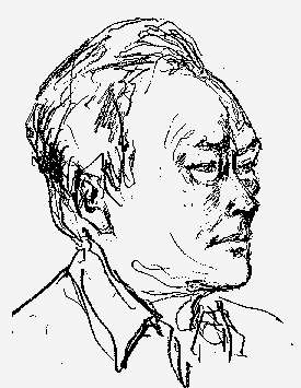 Gerard Schurmann (1924-2020). Drawing © 1986 Milein Cosman