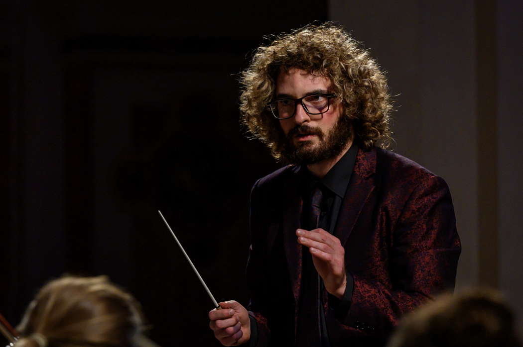 Noah Max conducting at the Proms at St Jude's Festival in London. Photo © 2022 Michael Eleftheriades