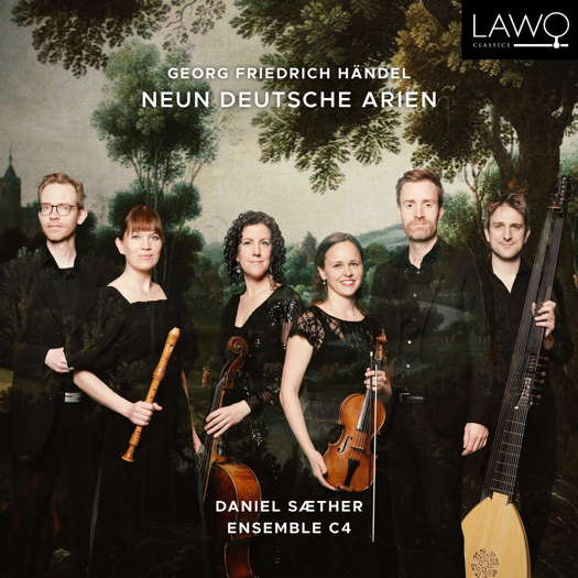 Georg Friedrich Händel: Neun Deutsche Arien. Daniel Sæther, Ensemble C4. © 2024 LAWO Classics