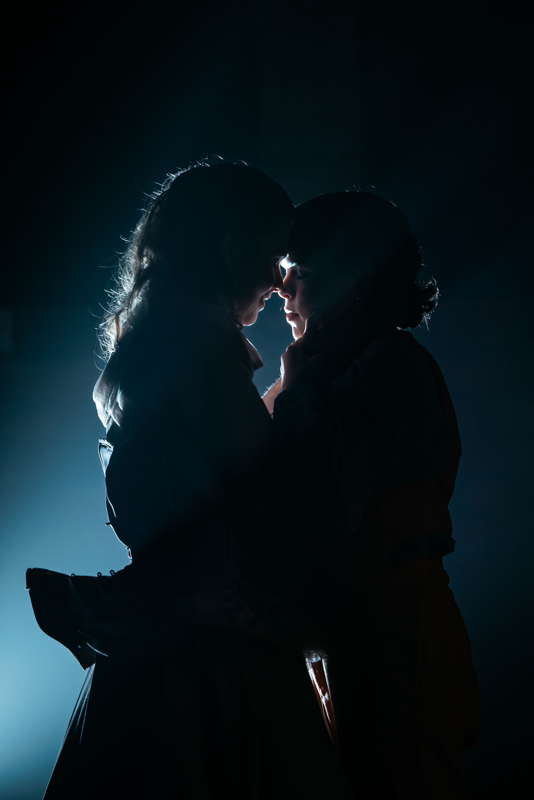 A rare marvel of lighting and poignant, evocative moment as the two lovers are magically brought together. Photo © 2024 Greg Milner