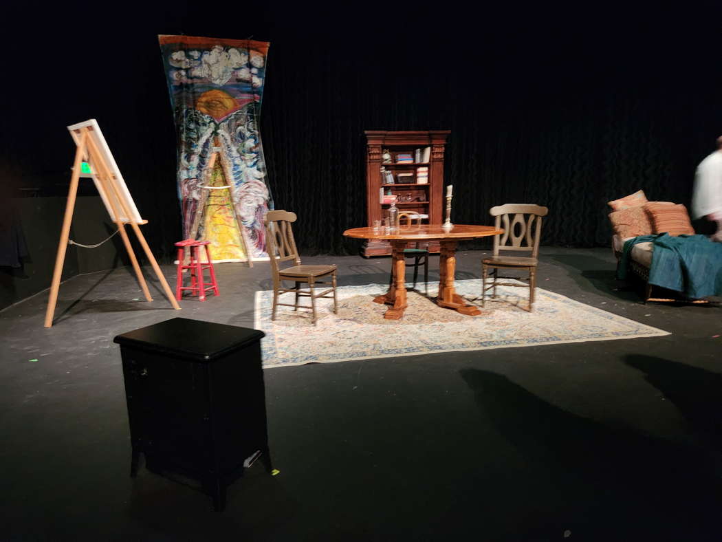 A set for Opera À La Carte, San Diego's 'La bohème'. Photo © 2024 Ron Bierman