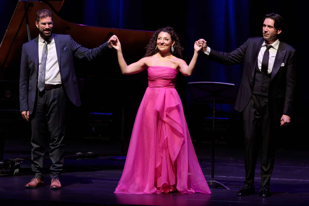 From left to right: Stephen Hopkins, Andrea Carroll and Joshua Guerrero. Photo © 2024 Karli Cadel