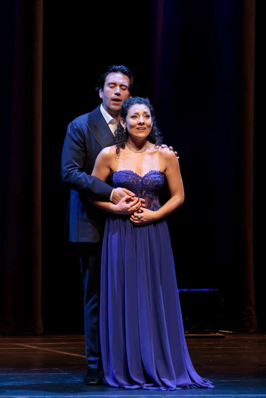 Joshua Guerrero and Andrea Carroll. Photo © 2024 Karli Cadel