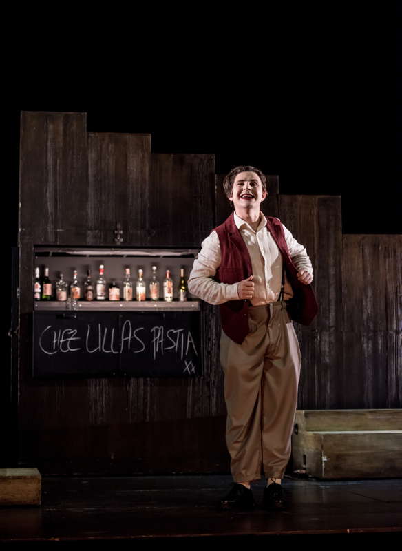 Cameron Cook as Lillas Pastia in 'La Tragédie de Carmen' at the Buxton Festival. Photo © 2024 Genevieve Girling