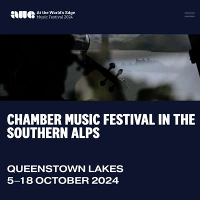 At the World's Edge - Queenstown Lakes, 5-18 October 2024