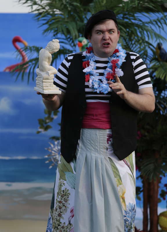 Dafydd Allen as the unforgettably determined Frenchman, La Rose. Photo © 2024 Anthony Hall