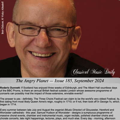 Classical Music Daily's September 2024 newsletter