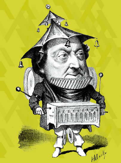 Publicity for 'Rossinimania', one of the events at the 2024 Rossini Opera Festival