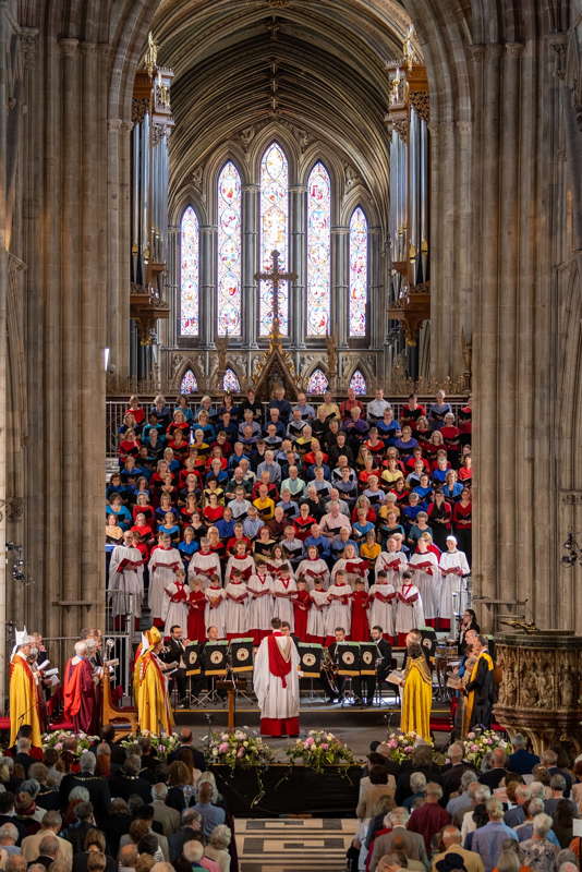 The Worcester Three Choirs Festival opening celebration. Photo © 2024 James O'Driscoll