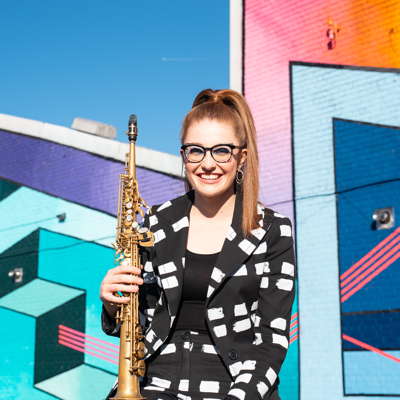 Jess Gillam. Photo © 2018 Robin Clewley