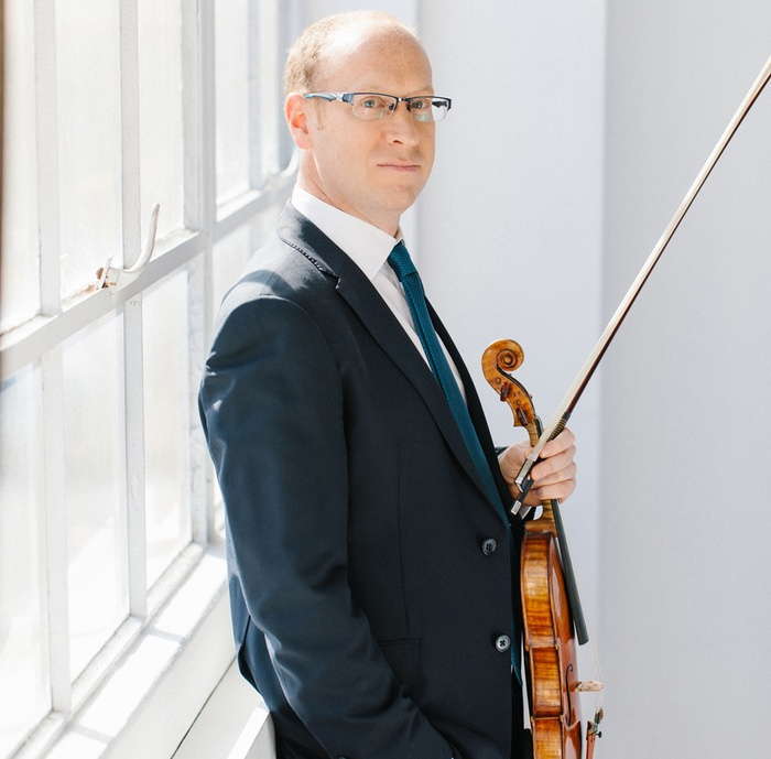 American violinist Jeff Thayer in 2018