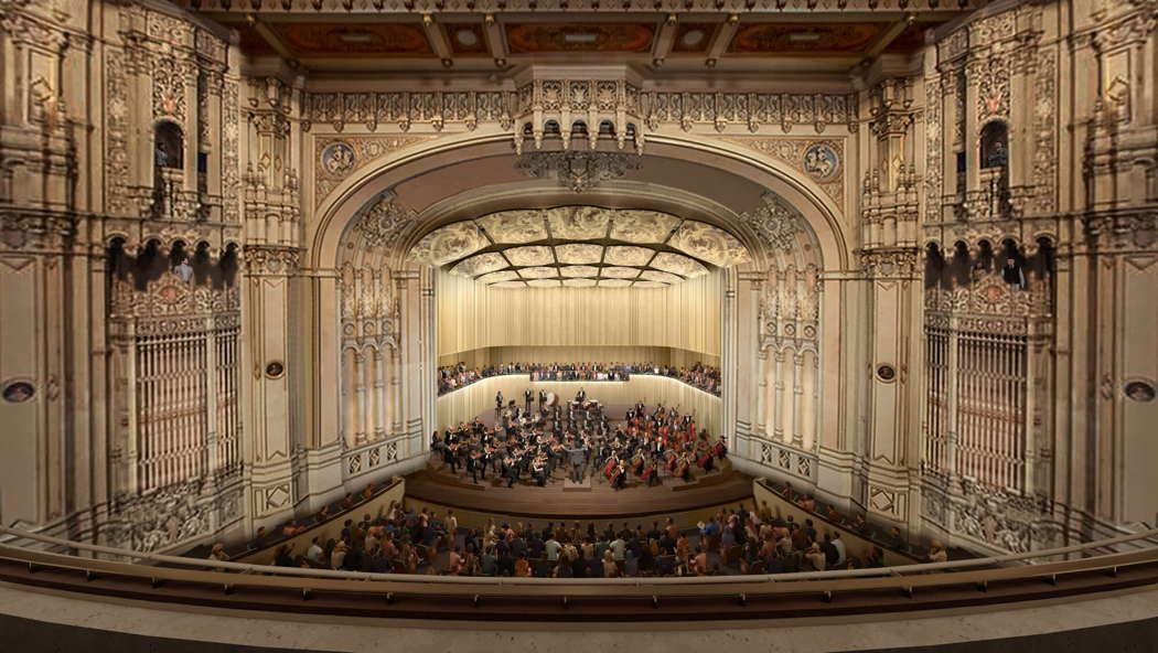 The newly restored Jacobs Music Center in San Diego