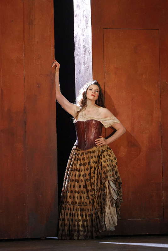 Eve-Maud Hubeaux in the title role of Bizet's 'Carmen' at San Francisco Opera. Photo © 2024 Cory Weaver
