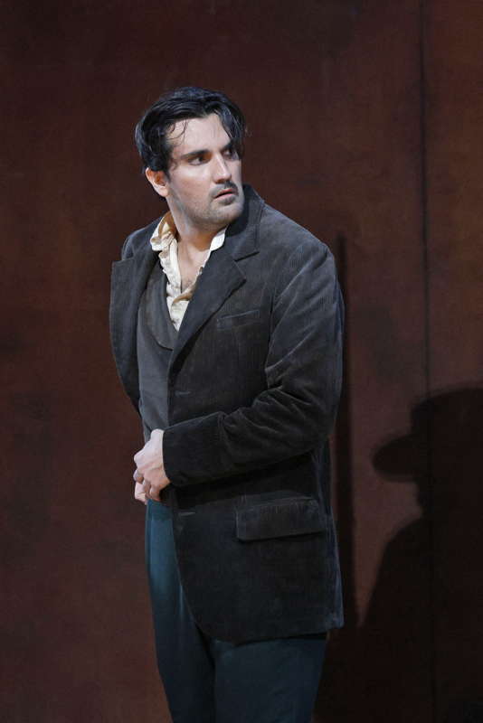 Jonathan Tetelman as Don José in Bizet's 'Carmen' at San Francisco Opera. Photo © 2024 Cory Weaver