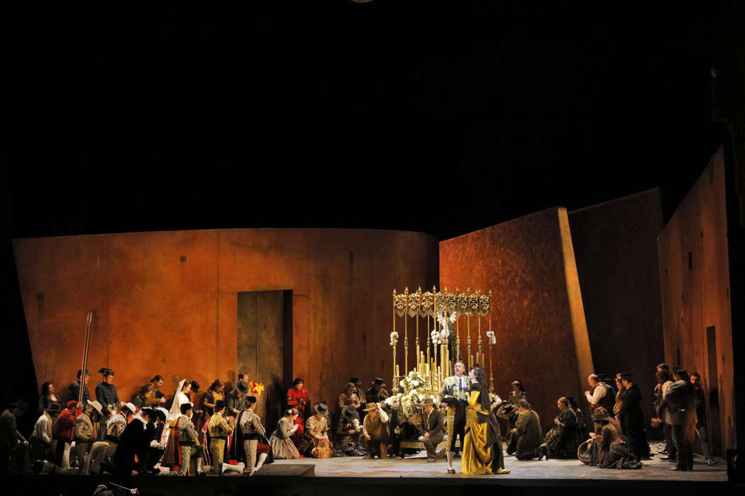 A scene from Bizet's 'Carmen' at San Francisco Opera. Photo © 2024 Cory Weaver