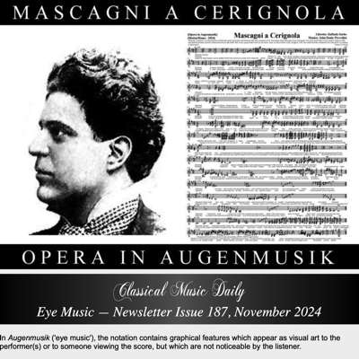 Classical Music Daily's November 2024 newsletter