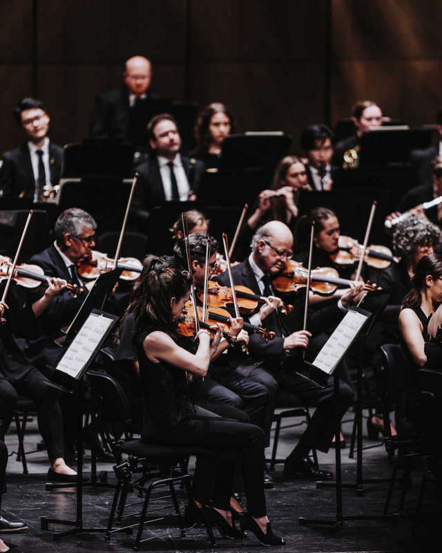 A scene from Canada's National Arts Centre's 2024 orchestral mentorship programme. Photo © 2024 Curtis Perry