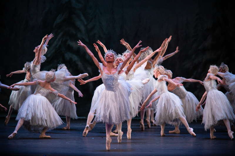 A scene from Peter Wright's 'The Nutcracker'. Photo © 2024 Alice Pennefather