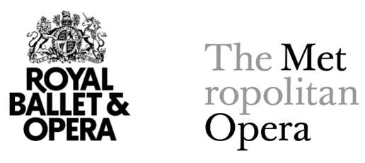 Royal Ballet & Opera and The Metropolitan Opera logos