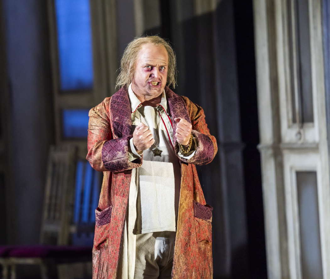 Colin Judson as Monostatos in Opera North's production of Mozart's 'The Magic Flute'. Photo © 2024 Tristram Kenton