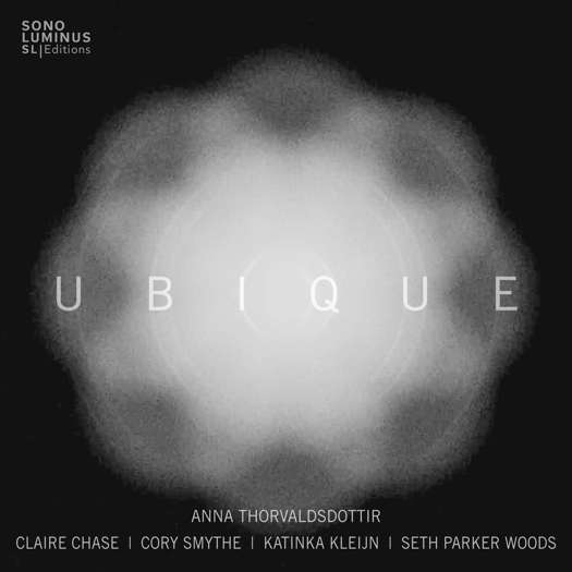 CD cover for Anna Thorvaldsdóttir's 'Ubique'. © 2025 Sono Luminus