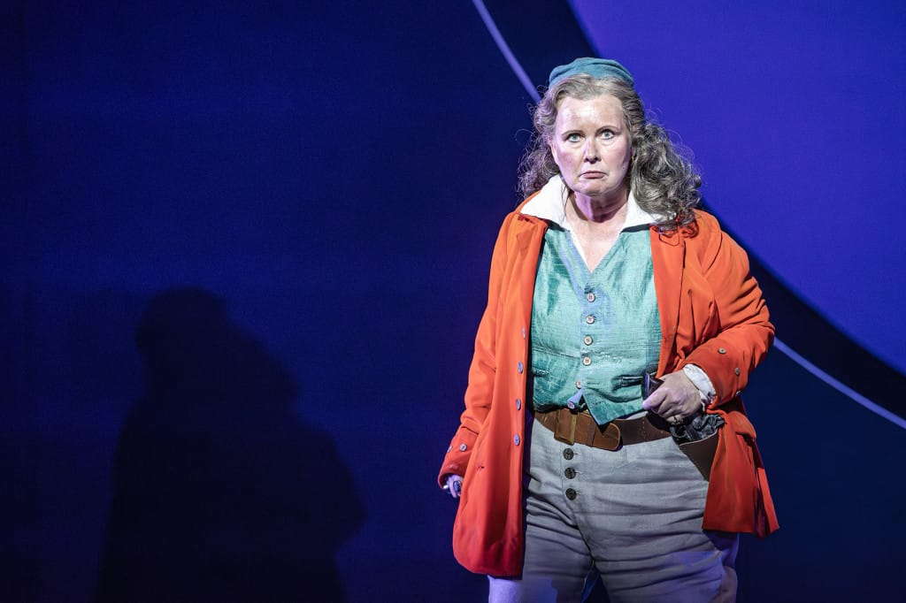 Gaynor Keeble as Ruth in English National Opera's 'The Pirates of Penzance' at the London Coliseum. Photo © 2024 Craig Fuller