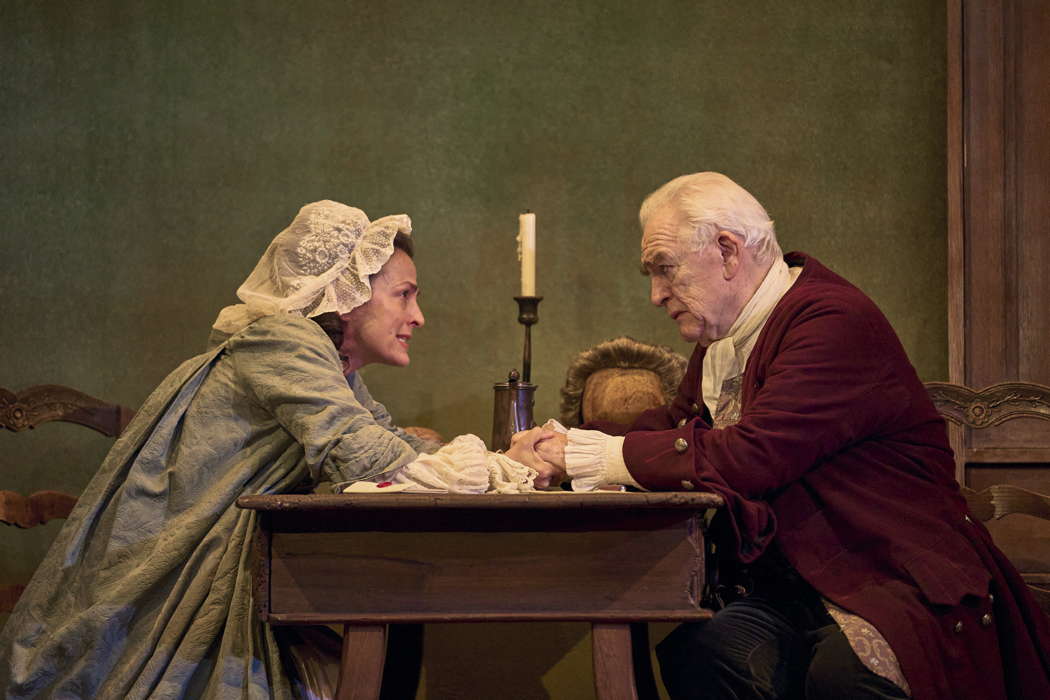 Nicole Ansari-Cox and Brian Cox in Oliver Cotton's play 'The Score'. Photo © 2023 Manuel Harlan
