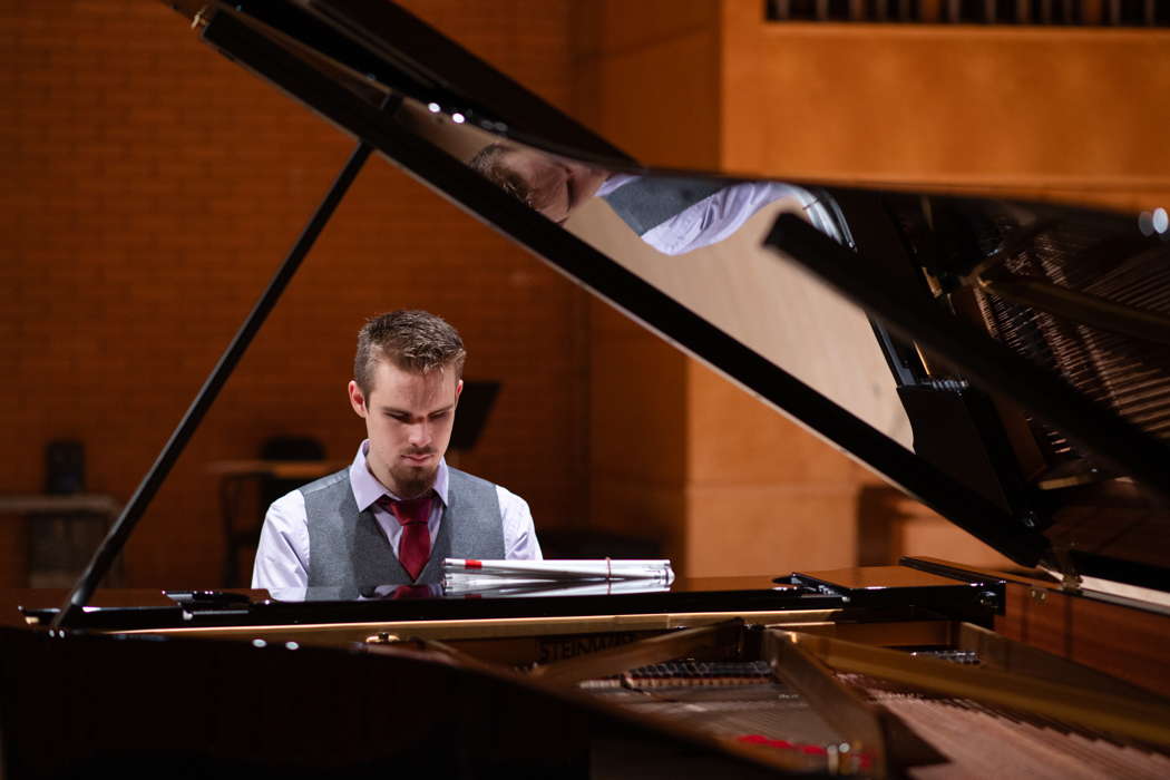 Ethan David Loch at the piano. Photo © 2023 Julie Broadfoot