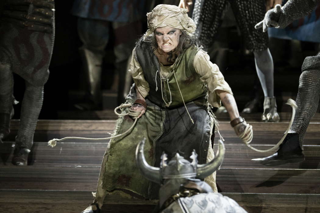 Polish mezzo Agnieszka Rehlis as Azucena in Adele Thomas' production of Verdi's 'Il Trovatore' for The Royal Opera. Photo © 2025 Camilla Greenwell