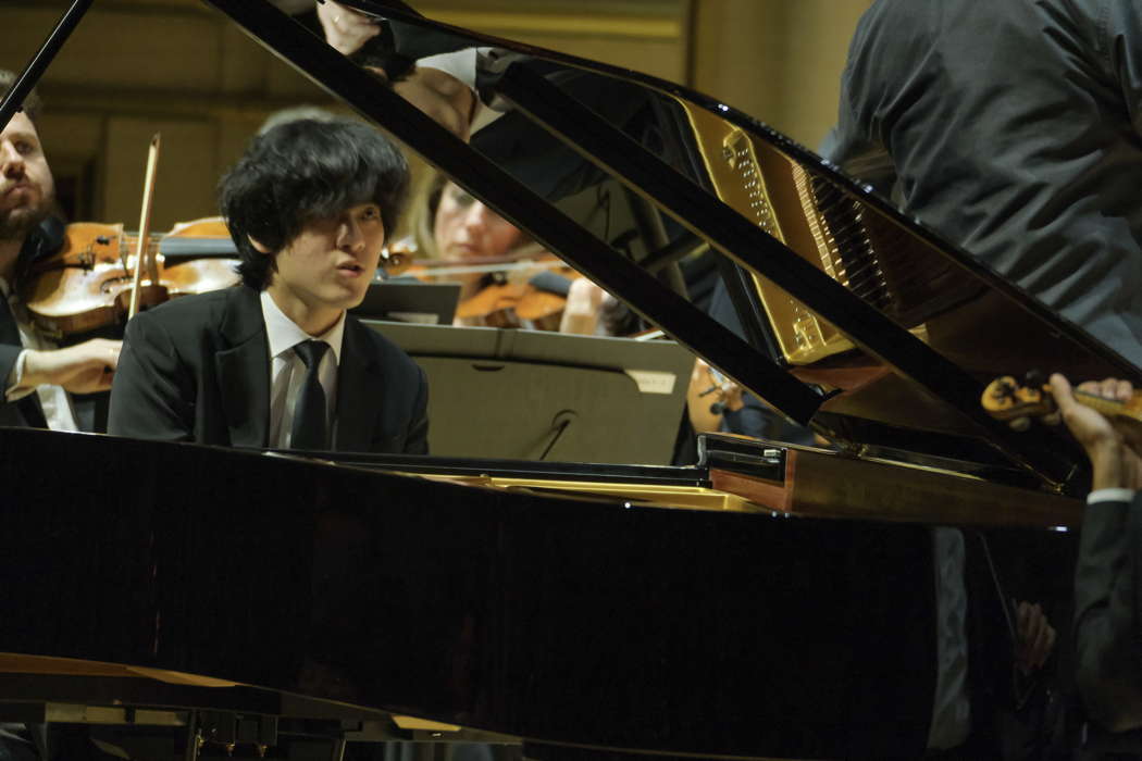 South Korean pianist Yunchan Lim playing Rachmaninov in La Jolla. Photo © 2025 Ken Jacques