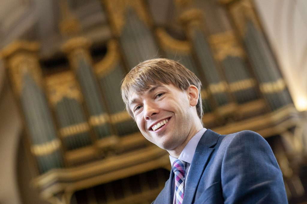 Alexander Binns in Derby Cathedral
