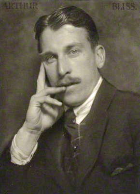 Arthur Bliss in circa 1922. Photo by Herbert Lambert