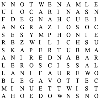 A section of the 'Barrelhouse' word puzzle containing the word 'barrelhouse'
