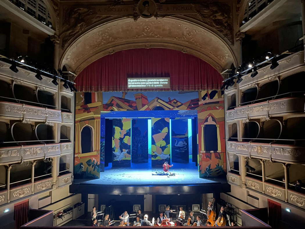 Rehearsals for 'Il trionfo dell'onore'. Photo credit: Teatro La Fenice