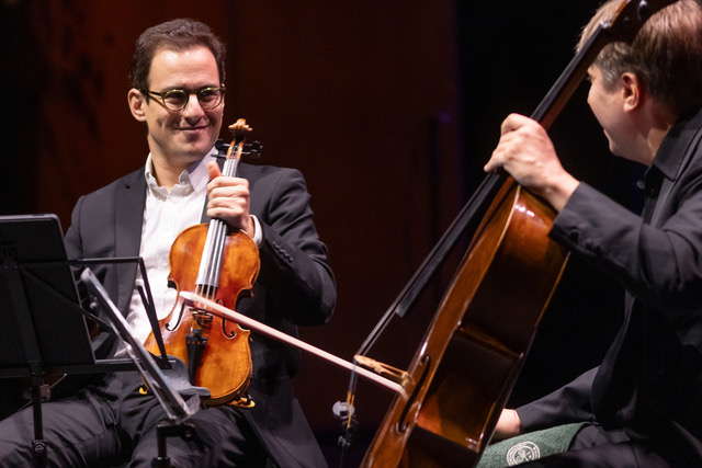 Jack Liebeck (left)