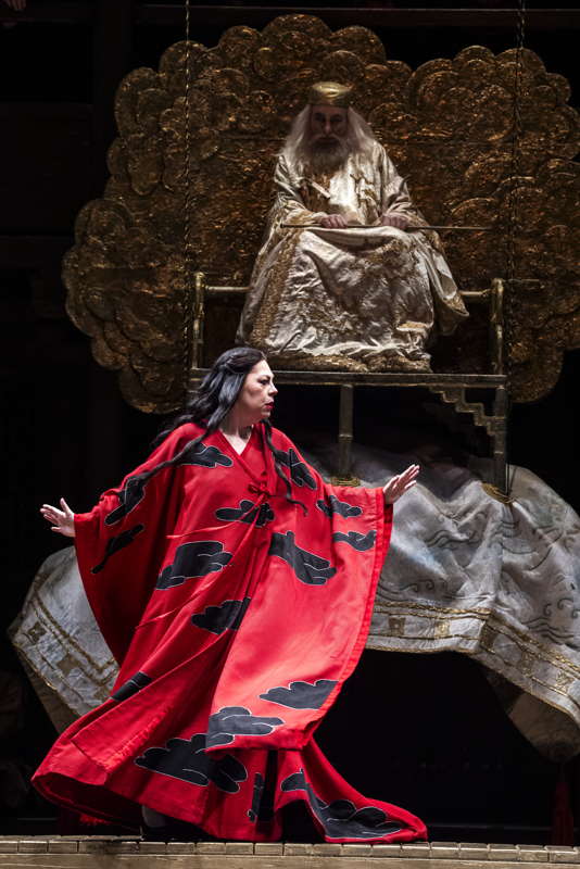 A scene from 'Turandot' at Covent Garden. Photo © 2025 Tristram Kenton